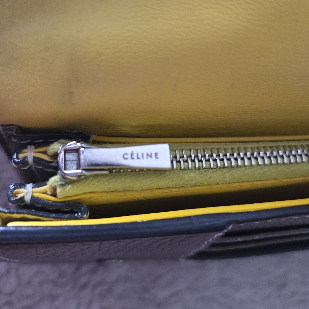 Authentic Celine Large Flap Multifunction Wallet - Picture 4 of 15